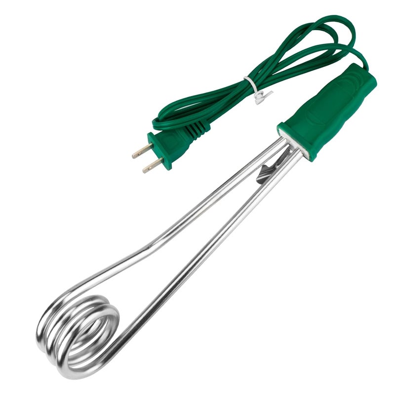 Rugam Portable Immersion Water Heater 1500W 110V Dual Voltage Portable Water Heater Electric Travel Accessories - Immersion Heater Travel Water Boiler Water Heating Rod fit for Bucket Pool Bathtub - Image 1